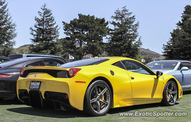 Ferrari 458 Italia spotted in Carmel Valley, California