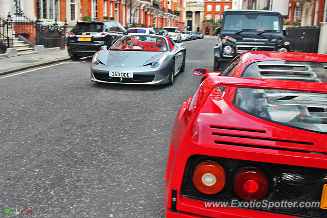 Ferrari 458 Italia spotted in London, United Kingdom