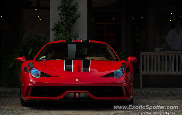 Ferrari 458 Italia spotted in Pebble Beach, California