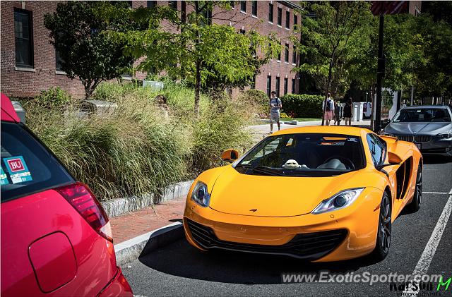 Mclaren MP4-12C spotted in Boston, Massachusetts