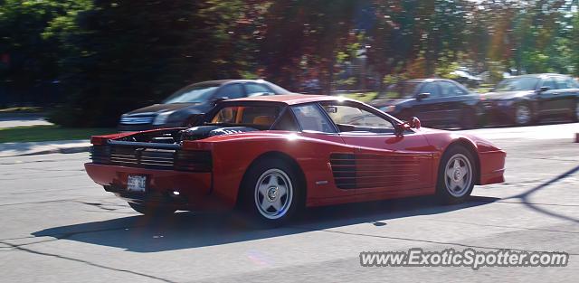 Ferrari Testarossa spotted in Montreal, Canada