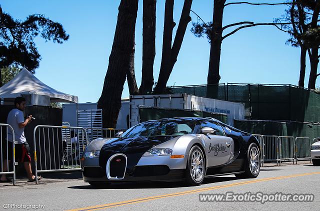 Bugatti Veyron spotted in Carmel Valley, California