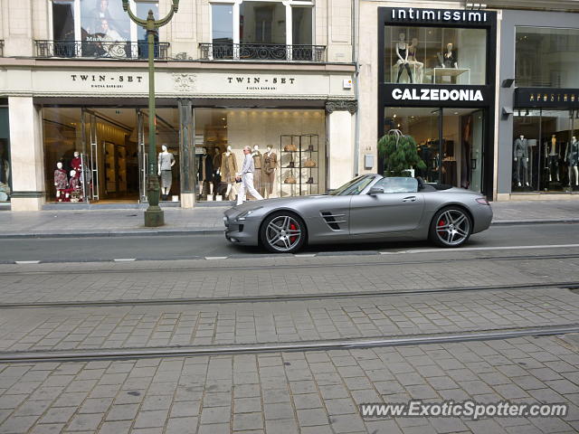 Mercedes SLS AMG spotted in Brussels, Belgium