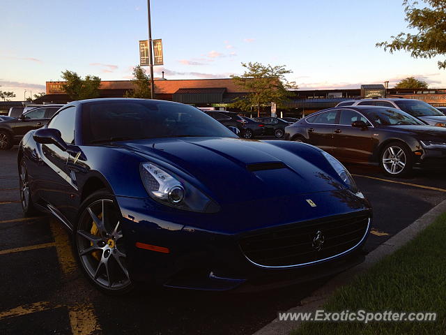 Ferrari California spotted in Northfield, Illinois