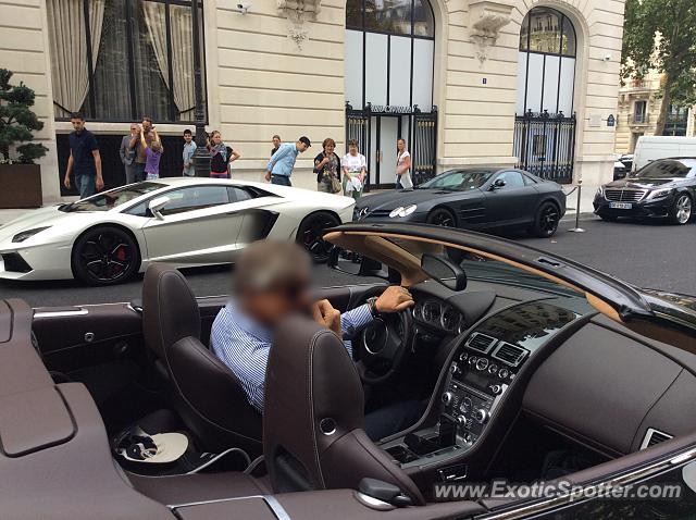 Lamborghini Aventador spotted in Paris, France