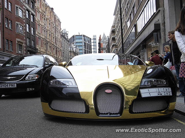 Bugatti Veyron spotted in London, United Kingdom