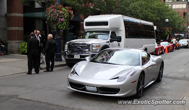 Ferrari 458 Italia spotted in Toronto, Canada