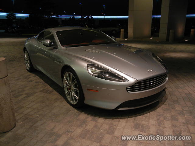 Aston Martin DB9 spotted in Schaumburg, Illinois