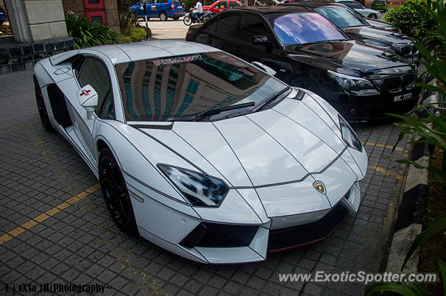 Lamborghini Aventador spotted in Kuala Lumpur, Malaysia