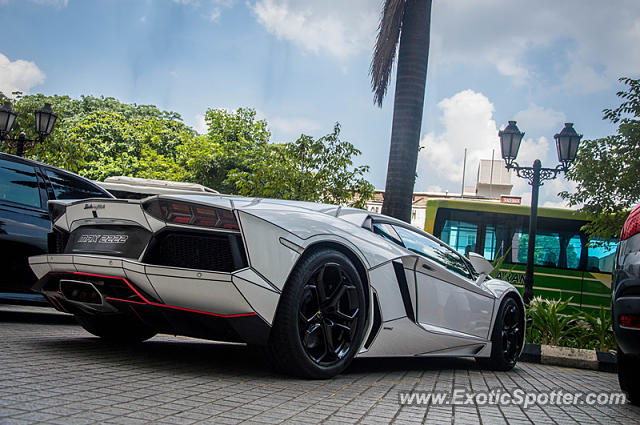 Lamborghini Aventador spotted in Kuala Lumpur, Malaysia