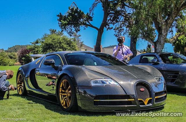 Bugatti Veyron spotted in Carmel Valley, California