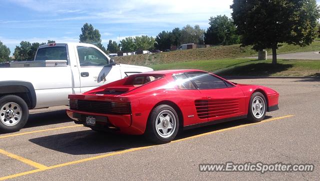 Ferrari Testarossa spotted in Littleton, Colorado