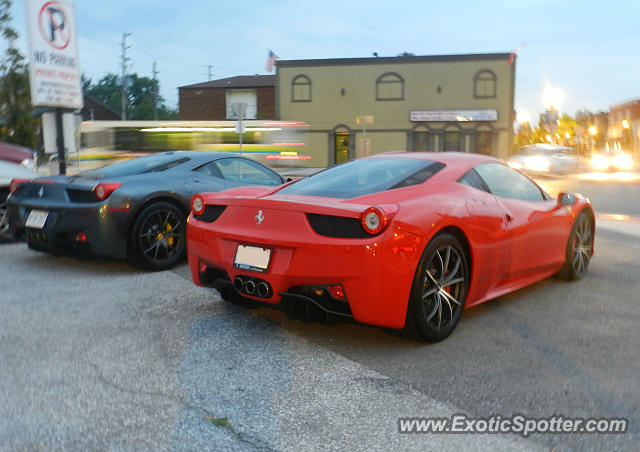 Ferrari 458 Italia spotted in Windsor, Ontario, Canada