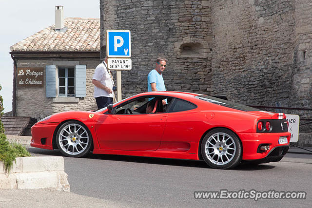 Ferrari 360 Modena spotted in Gordes, France
