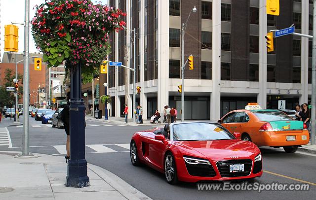 Audi R8 spotted in Toronto, Canada