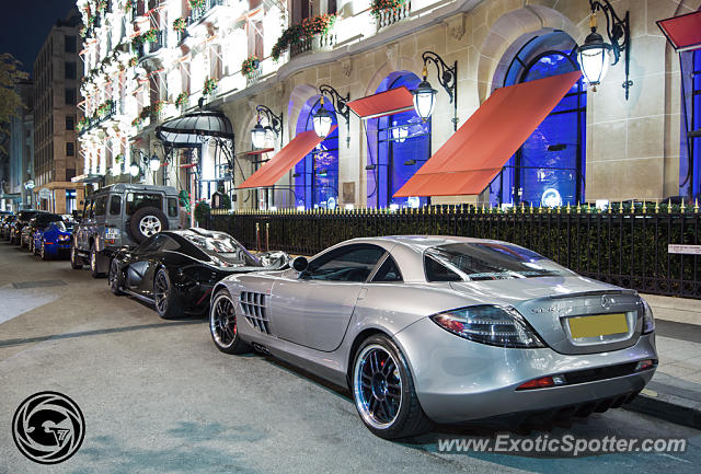 Mercedes SLR spotted in Paris, France