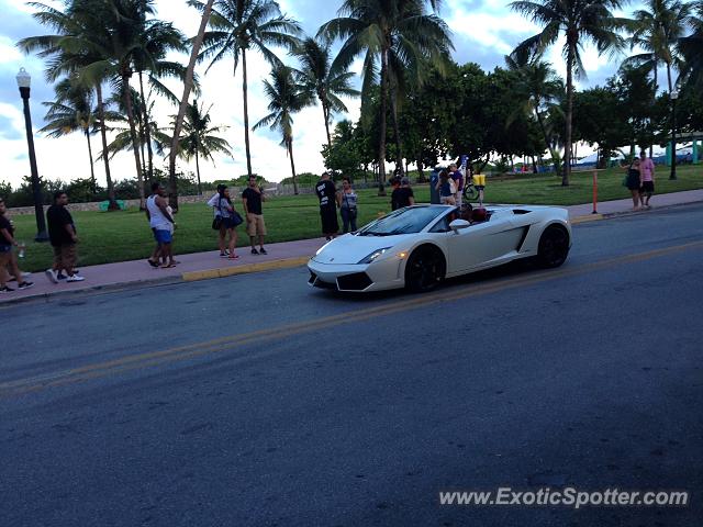 Lamborghini Gallardo spotted in Miami, Florida