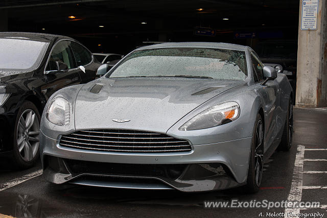 Aston Martin Vanquish spotted in Montreal, Canada