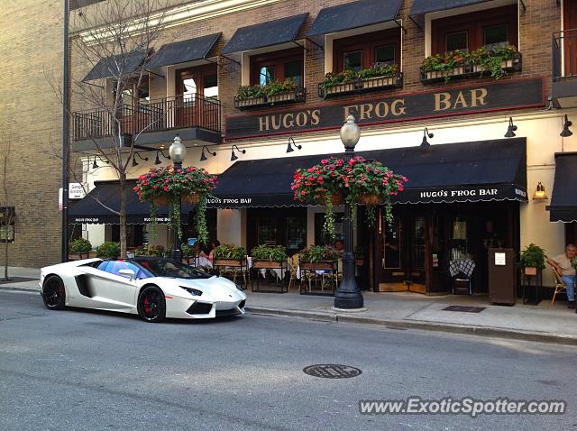 Lamborghini Aventador spotted in Chicago, Illinois