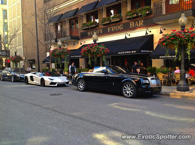 Lamborghini Aventador spotted in Chicago, Illinois