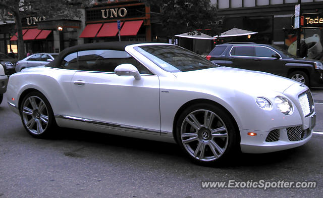 Bentley Continental spotted in Boston, Massachusetts