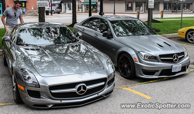 Mercedes SLS AMG spotted in Burlington, Canada