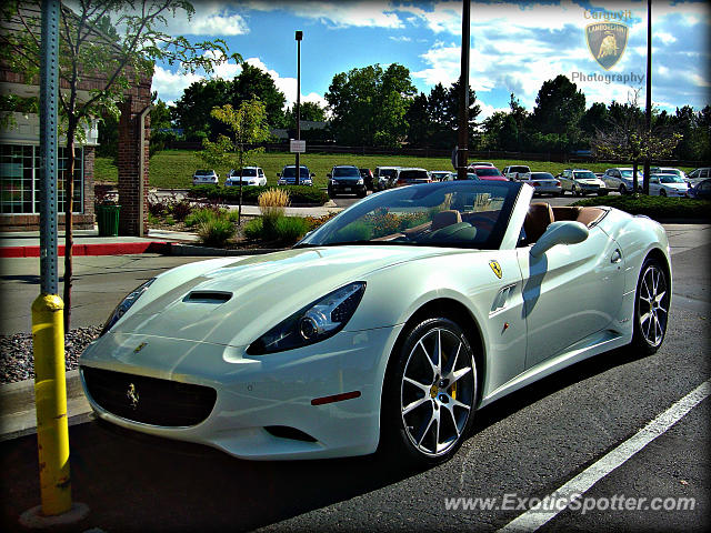 Ferrari California spotted in GreenwoodVillage, Colorado