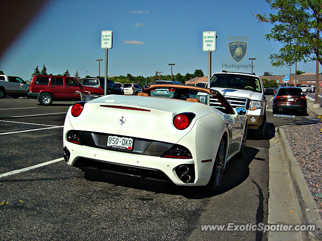 Ferrari California spotted in GreenwoodVillage, Colorado