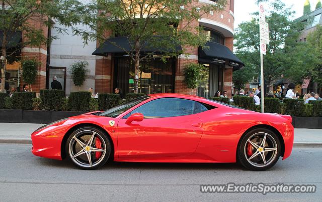 Ferrari 458 Italia spotted in Toronto, Canada