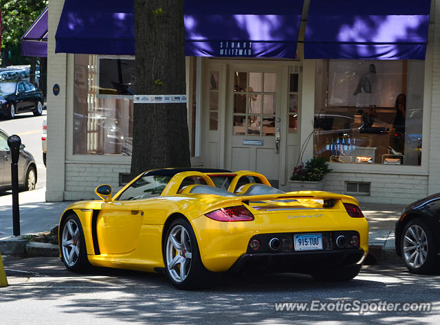 Porsche Carrera GT spotted in Greenwich, Connecticut