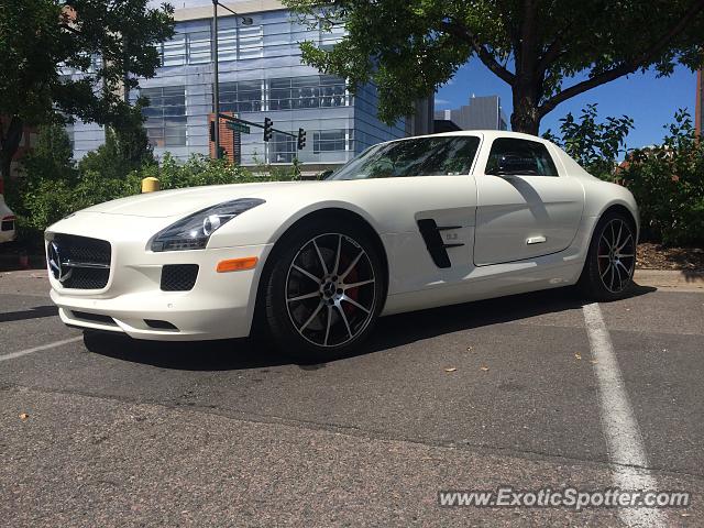 Mercedes SLS AMG spotted in Cherry Creek, Colorado