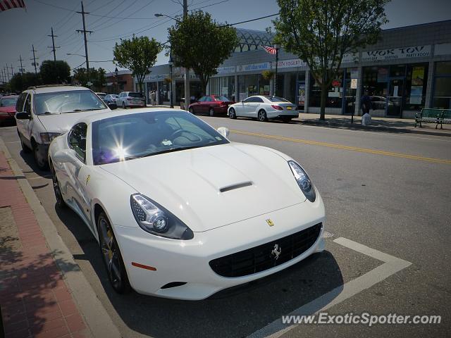 Ferrari California spotted in Woodmere, New York