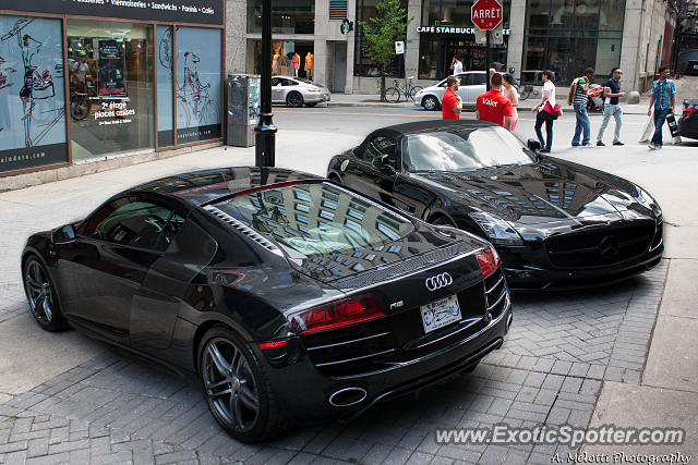 Audi R8 spotted in Montreal, Canada