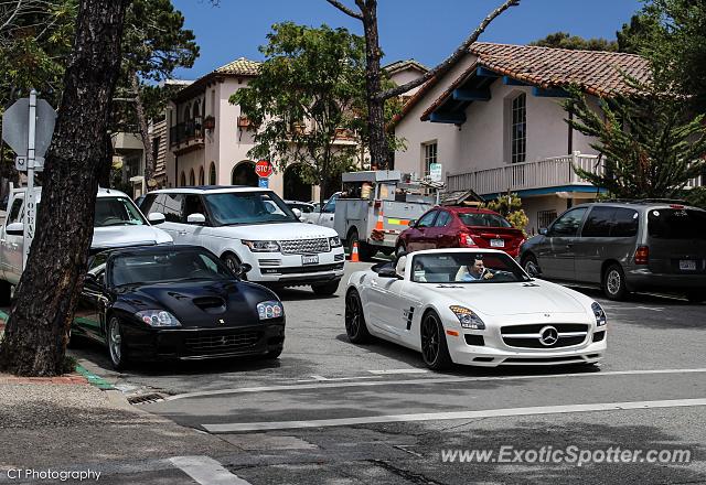 Mercedes SLS AMG spotted in Carmel, California