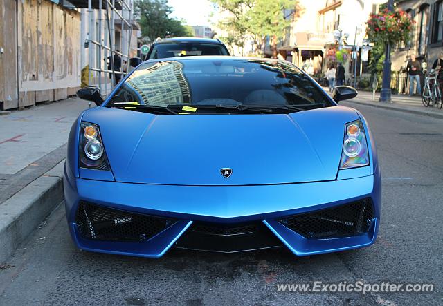 Lamborghini Gallardo spotted in Toronto, Canada