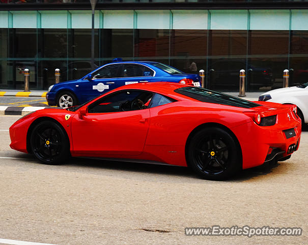 Ferrari 458 Italia spotted in Kuala Lumpur, Malaysia