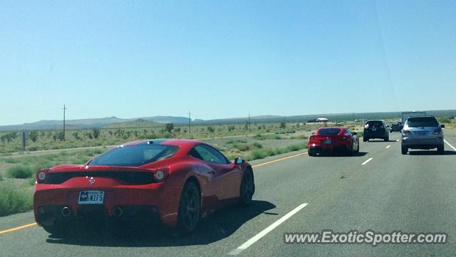 Ferrari F12 spotted in I-15, California