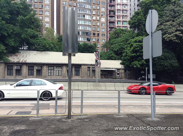 Ferrari 458 Italia spotted in Hong Kong, China