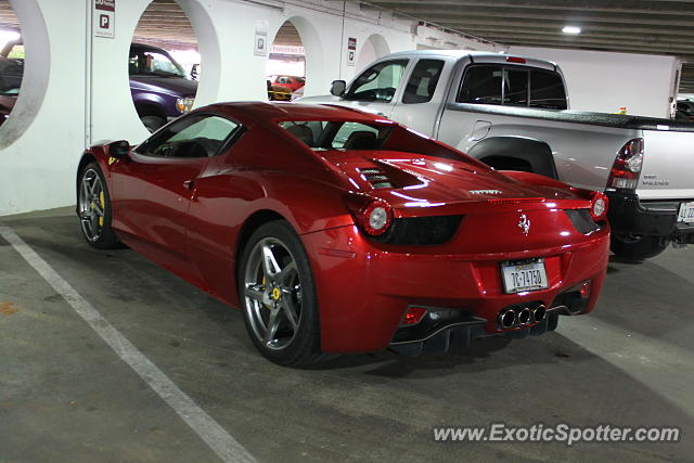 Ferrari 458 Italia spotted in Vail, Colorado