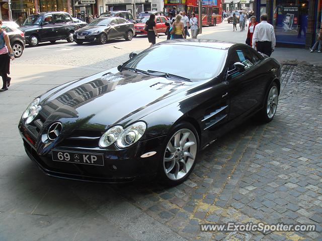 Mercedes SLR spotted in London, United Kingdom