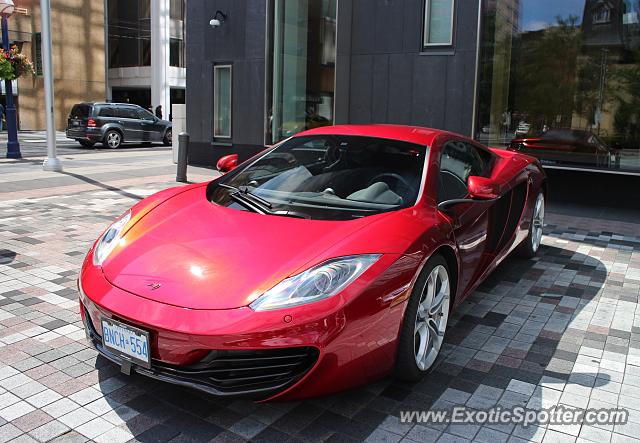 Mclaren MP4-12C spotted in Toronto, Canada