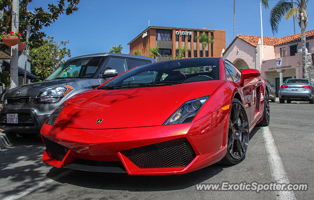 Lamborghini Gallardo spotted in La Jolla, California