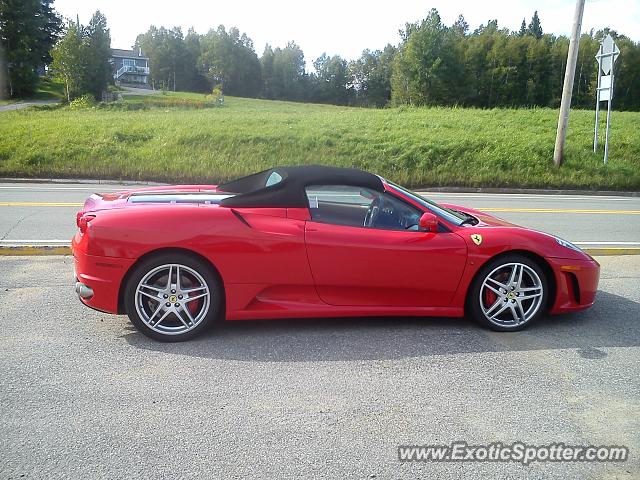 Ferrari F430 spotted in St-Ferréol, Canada