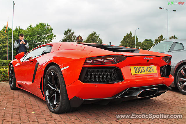 Lamborghini Aventador spotted in Bradford, United Kingdom