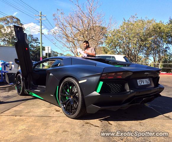 Lamborghini Aventador spotted in Sydney, Australia