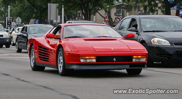 Ferrari Testarossa spotted in Detroit, Michigan