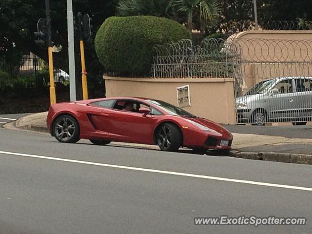 Lamborghini Gallardo spotted in Durban, South Africa