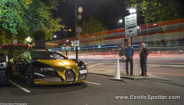 Bugatti Veyron spotted in London, United Kingdom