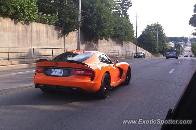 Dodge Viper spotted in Guelph, On, Canada