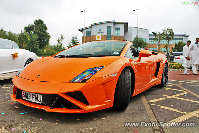 Lamborghini Gallardo spotted in Bradford, United Kingdom